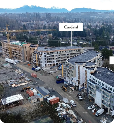 Park & Maven Langley framing progress